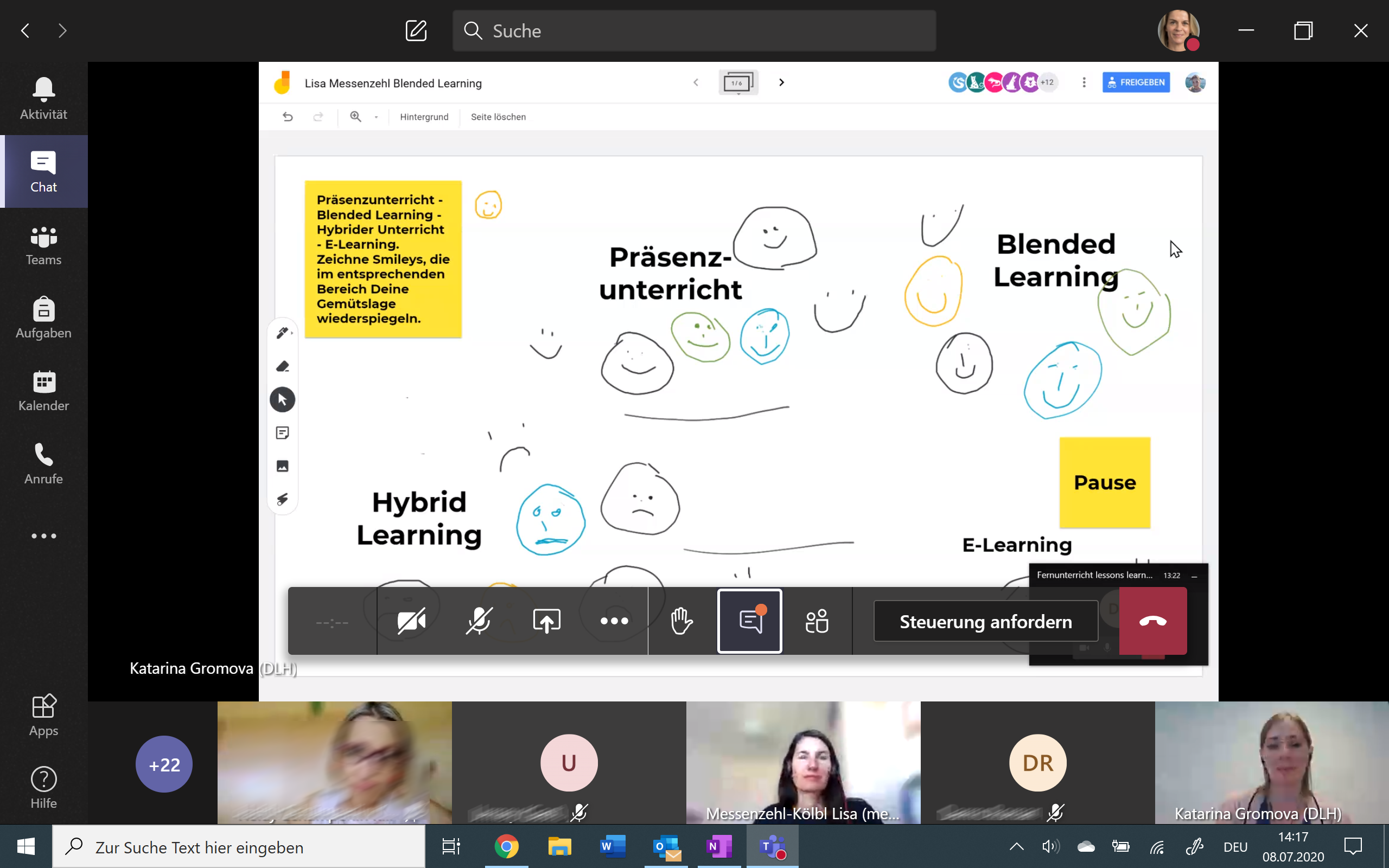 LL Screenshot blended learning